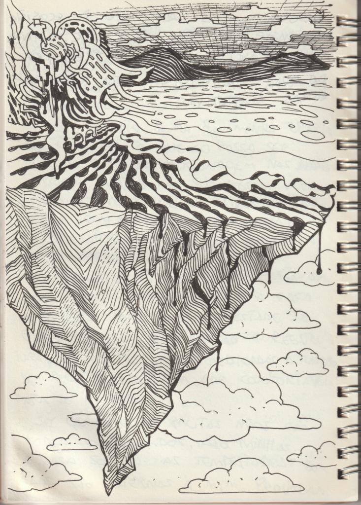 Estudo de paisagem em preto e branco, de Renoir Santos